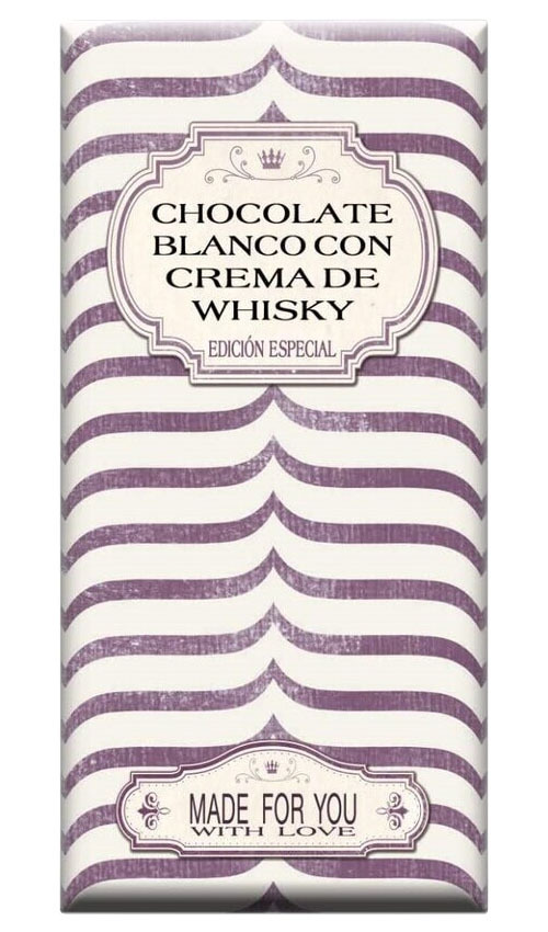 Chocolate artesano Blanco a la Crema de Whisky