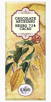 Tabletón Chocolate Negro 72% 400g