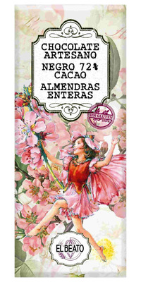 Tabletón Chocolate Negro con Almendras 400g